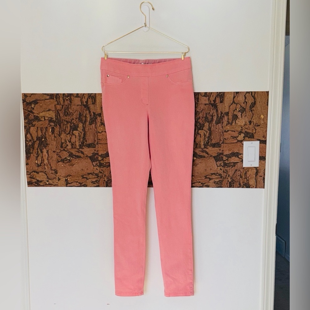 Size 10-12 Stretchy Bianca Nygard Skinny Pink Summer Fun Party Jeans 💞